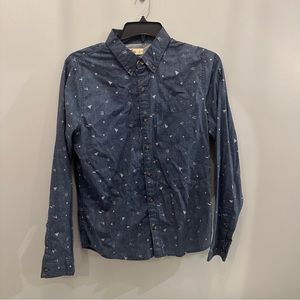 Hollister Men’s Button Down Shirt. Men’s Large
